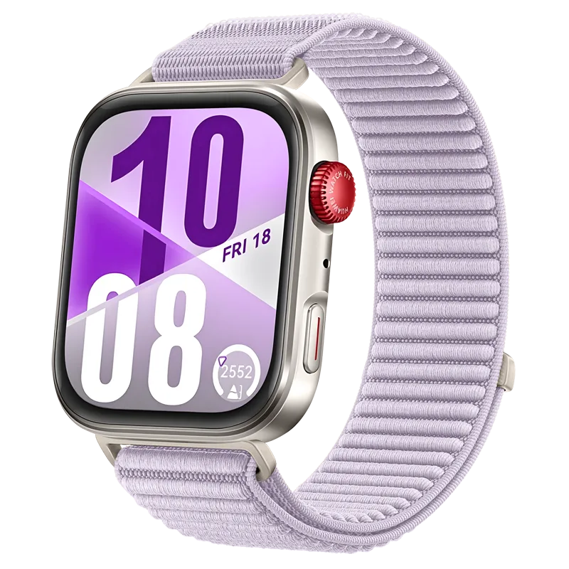 Bracelet nylon ondulé Huawei Watch Fit 5 (mauve)
