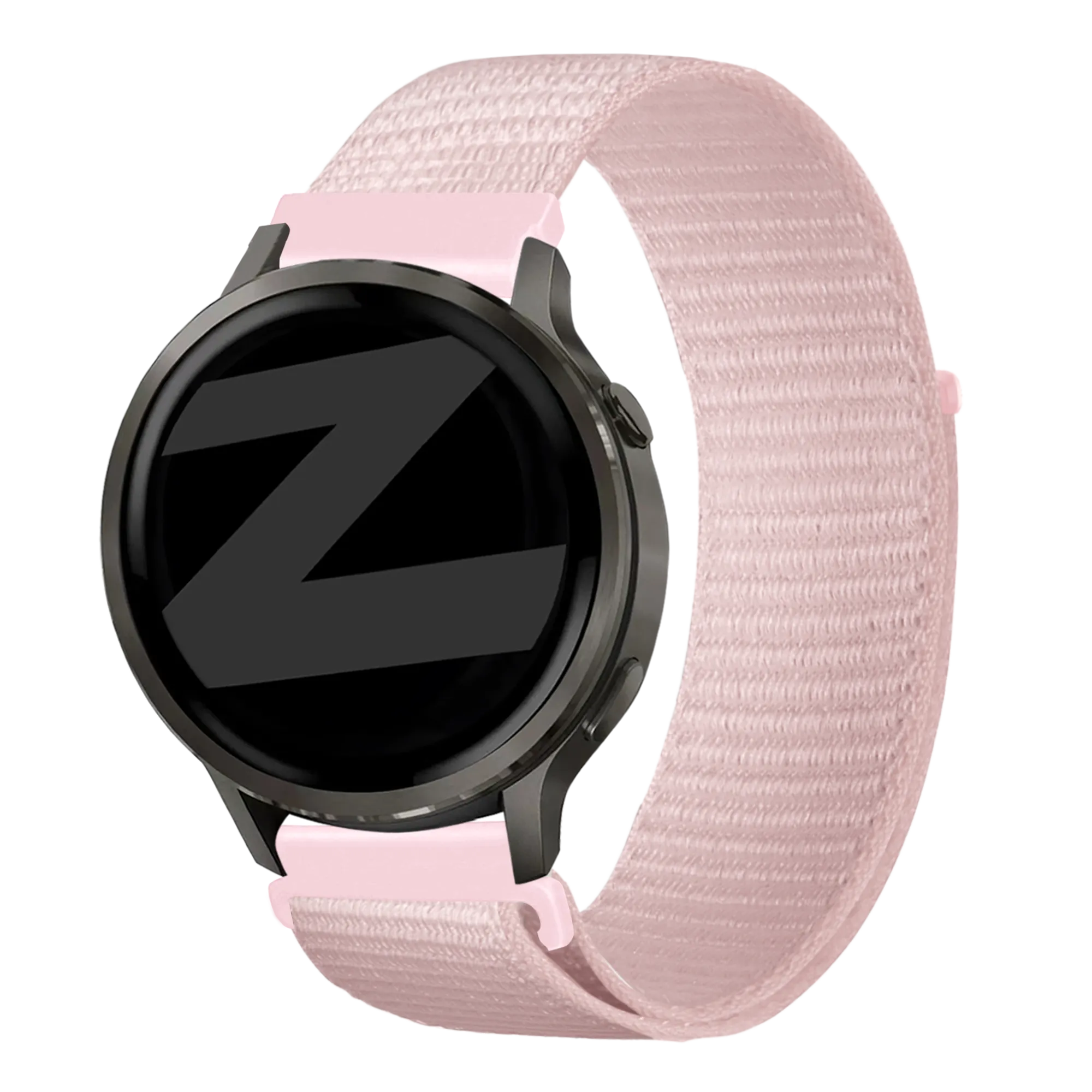 Bandz Bracelet nylon Loop Garmin Forerunner 265s (rose clair)