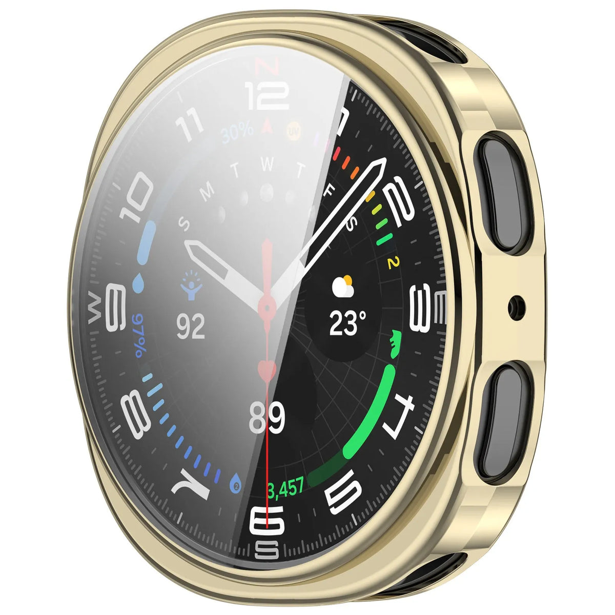 Coque TPU Samsung Galaxy Watch 8 - 40mm / 9 - 40mm (doré clair)