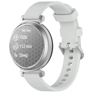 Bracelet silicone classique Pebble Round 2 - 14mm (gris clair)