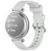 Bracelet silicone classique Pebble Round 2 - 14mm (gris clair)