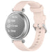 Bracelet silicone classique Pebble Round 2 - 14mm (rose pâle)