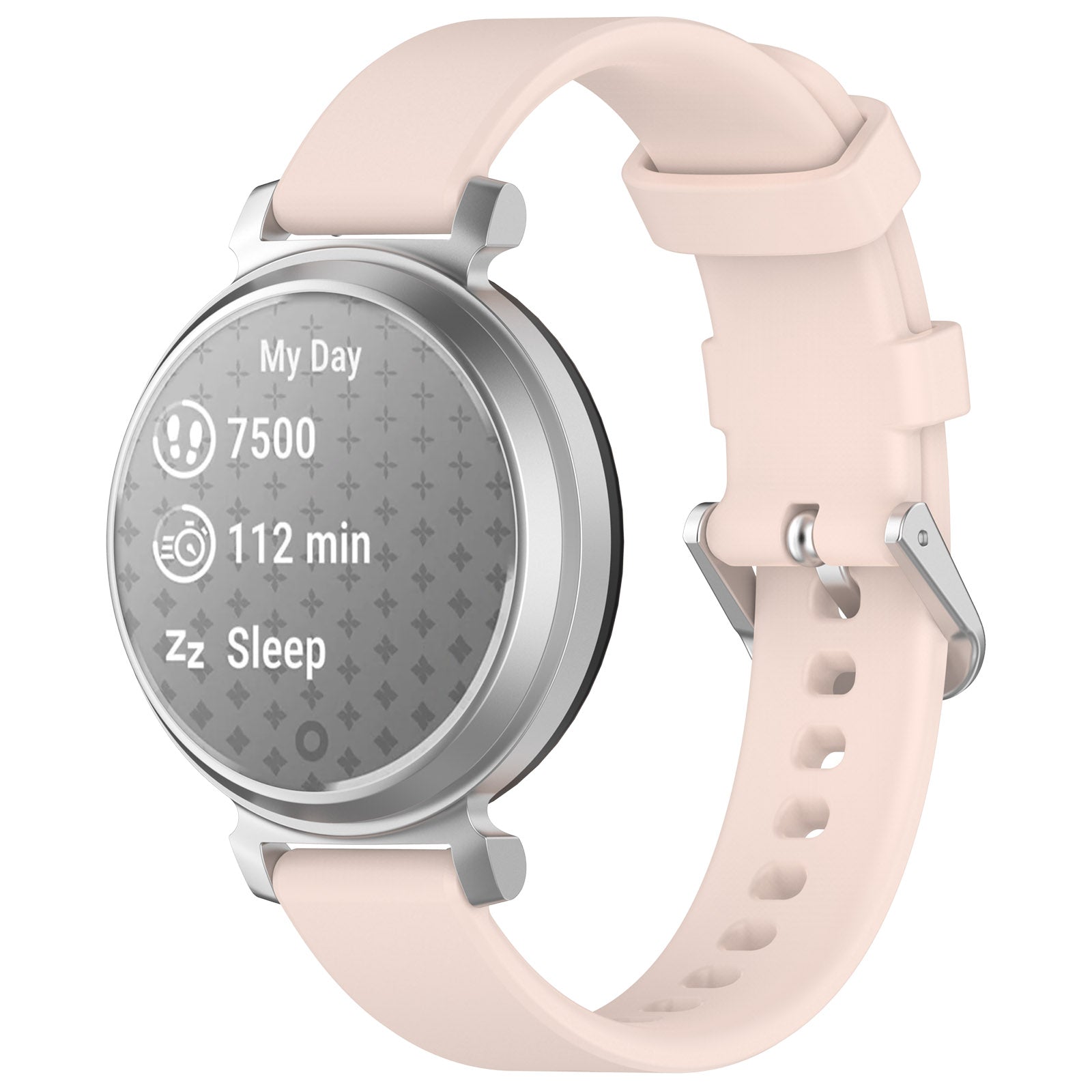 Bracelet silicone classique Garmin Lily 2 (rose pâle)