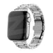 Bandz Bracelet à maillons acier Deluxe Apple Watch (argent)