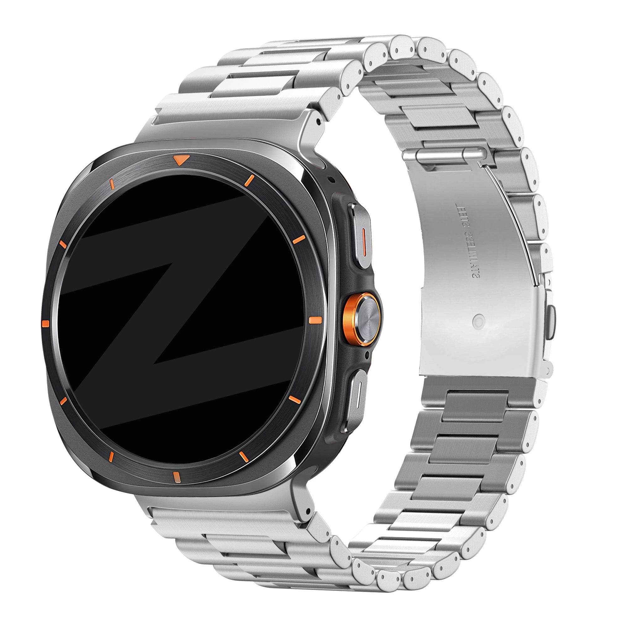 Bandz Bracelet à maillons en acier 'Deluxe' Samsung Galaxy Watch Ultra (argent)