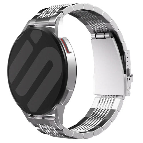 Bracelet luxe à maillons acier Amazfit Active 2 (argent) 