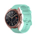 Bracelet silicone luxe Samsung Galaxy Watch 3 41mm (aqua)