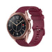 Bracelet silicone luxe Samsung Galaxy Watch 3 41mm (rouge foncé)