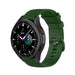 Bracelet silicone luxe Samsung Galaxy Watch 4 Classic 46mm (vert armée)