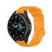 Bracelet silicone luxe 46mm Galaxy Watch 4 Classic 46mm (orange)