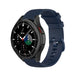 Bracelet silicone luxe Samsung Galaxy Watch 4 Classic 46mm (bleu foncé)