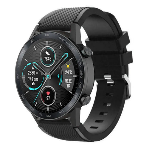 magic-watch-2-siliconen-bandje-zwart