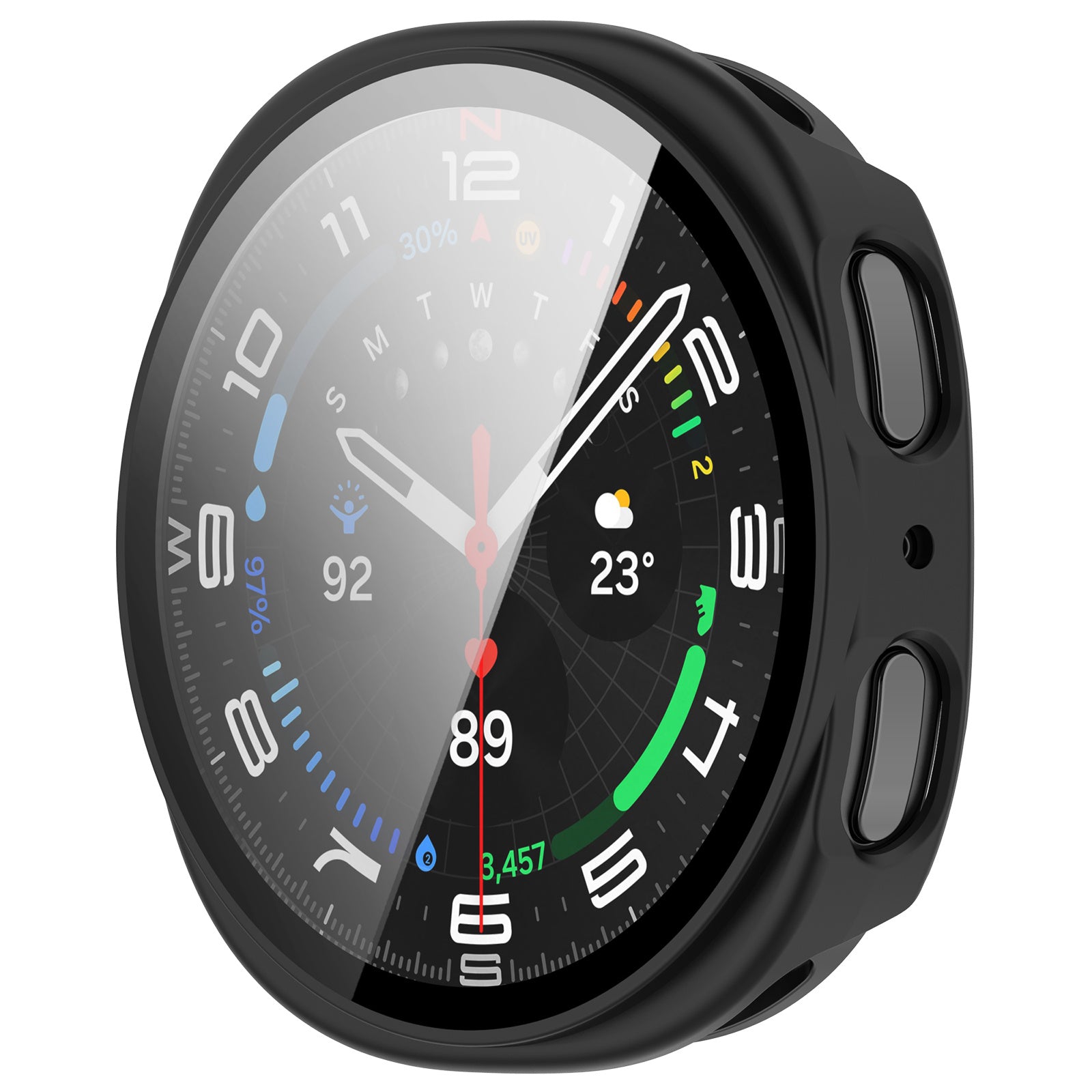Funda con verre Samsung Galaxy Watch 8 - 40mm (noir)