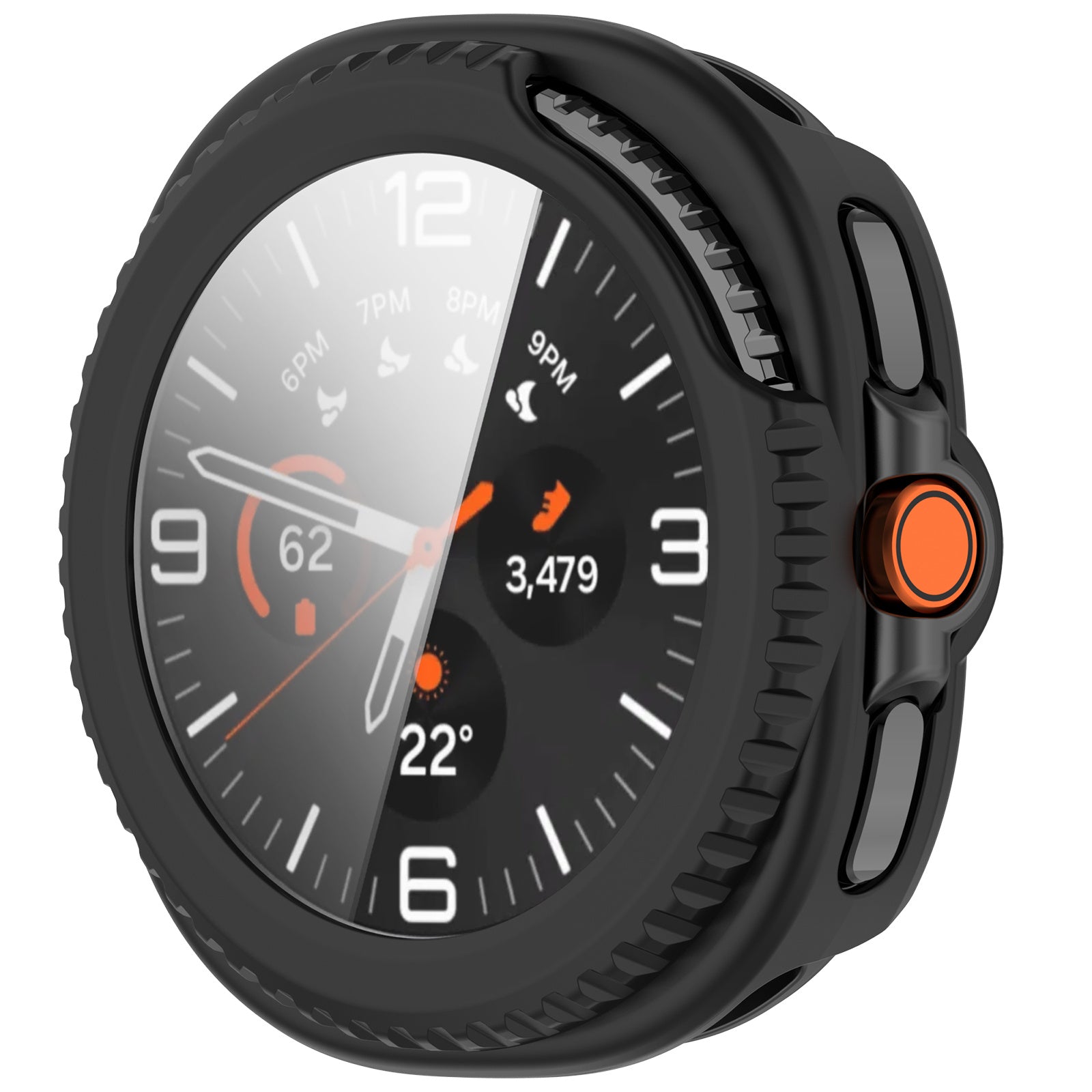 Funda con verre Samsung Galaxy Watch 8 Classic (noir)