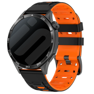 Bracelet sport Mecha Amazfit Bip Max (noir/orange)