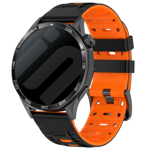 Bracelet sport Mecha Amazfit Bip Max (noir/orange)