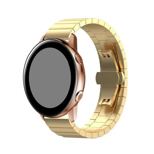 Bracelet acier Garmin Forerunner 265s (or)
