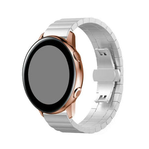 Bracelet acier Garmin Forerunner 265s (argent)