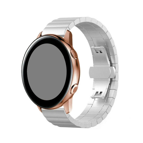 Bracelet acier Garmin Forerunner 265s (argent)