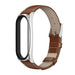 Bracelet cuir moderne Xiaomi Mi Band 6 (marron)