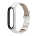 Bracelet cuir Xiaomi Mi Band 5 (blanc)