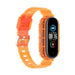 Bracelet TPU transparent Xiaomi Mi Band 5 (orange transparent)