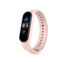 Bracelet silicone Xiaomi Mi Band 6 (rose clair)