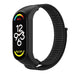 Bracelet nylon Xiaomi Mi Band 7 (noir)
