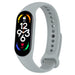 Bracelet silicone Xiaomi Mi Band 7 (gris)