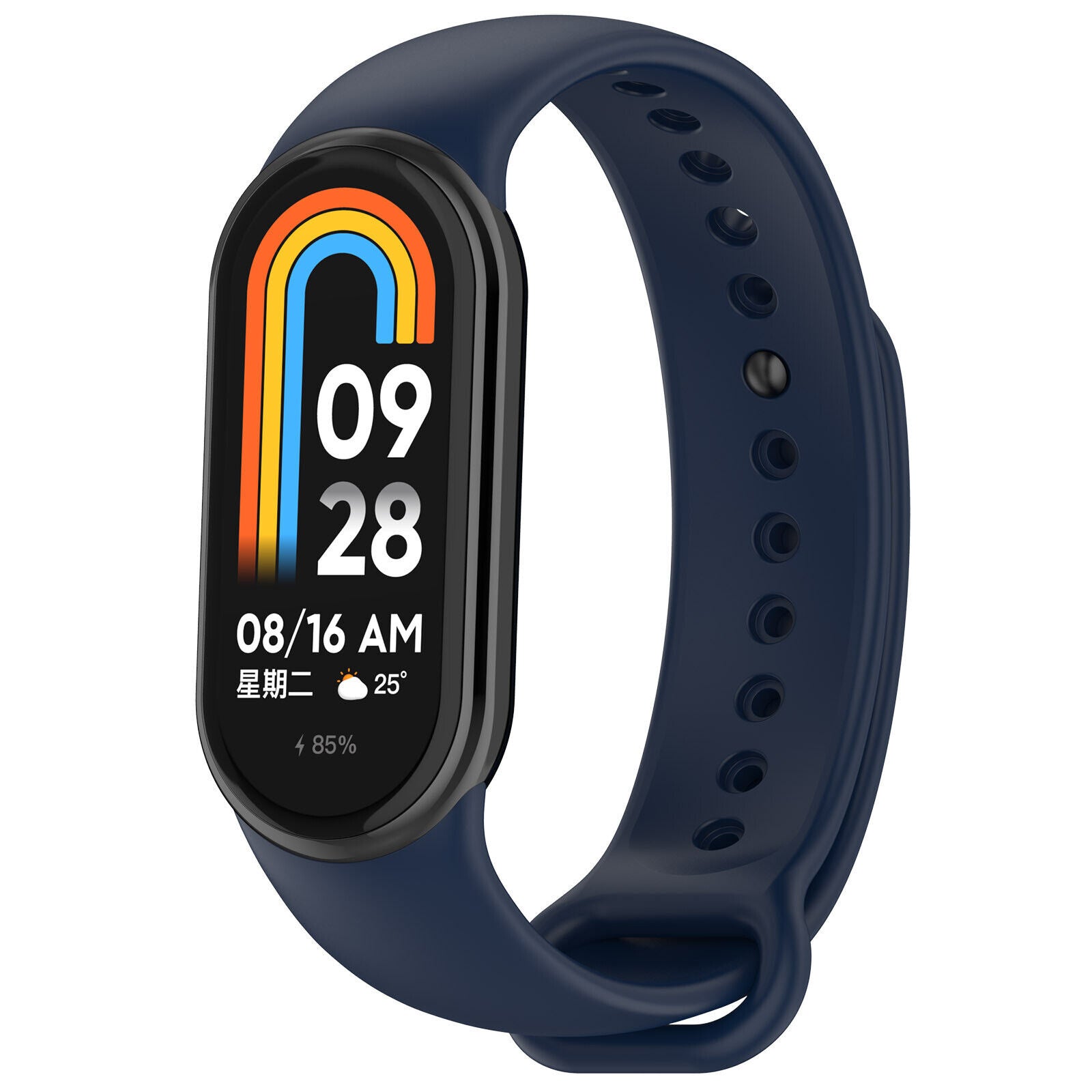 Bracelet silicone Xiaomi Smart Band 10 (bleu foncé)