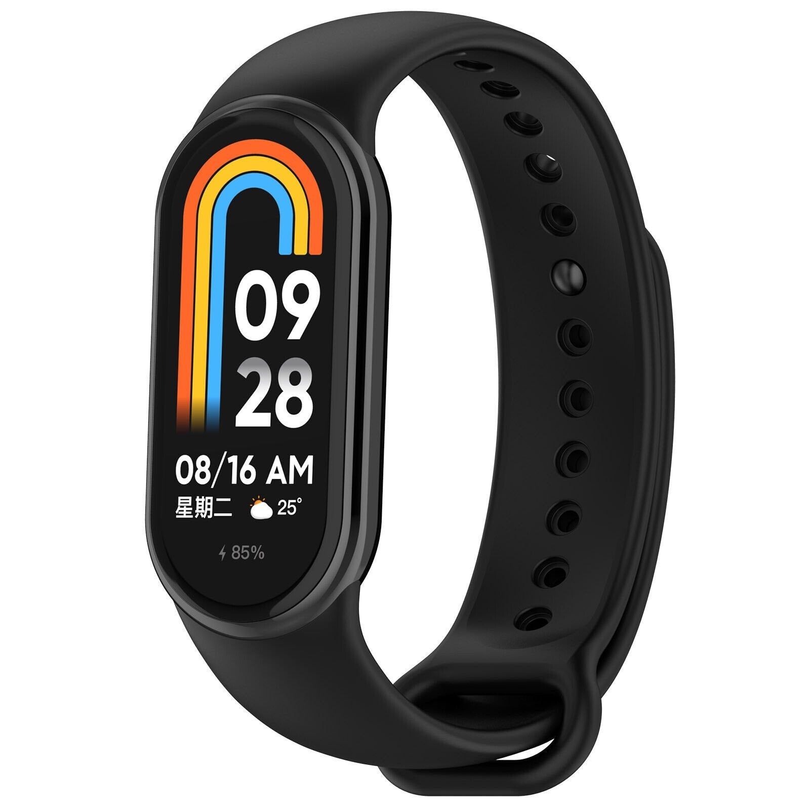 Bracelet silicone Xiaomi Smart Band 10 (noir)