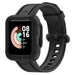 Xiaomi Mi Watch Lite Silicone Strap with Frame (Black)