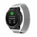 Bracelet milanais Garmin Instinct 2 (argent)