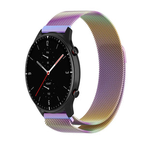 Milanese Strap, on a watch, 3/4 front view