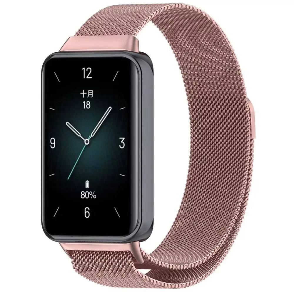 Bracelet milanais Honor Band 10 (rose)