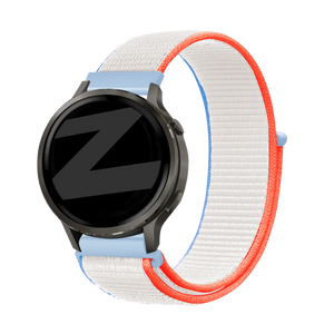 Bandz Garmin Vivoactive 4s Nylon Loop Strap (Milk White)