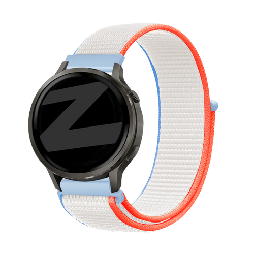 Bandz Bracelet nylon Loop Garmin Forerunner 255s (blanc lait)