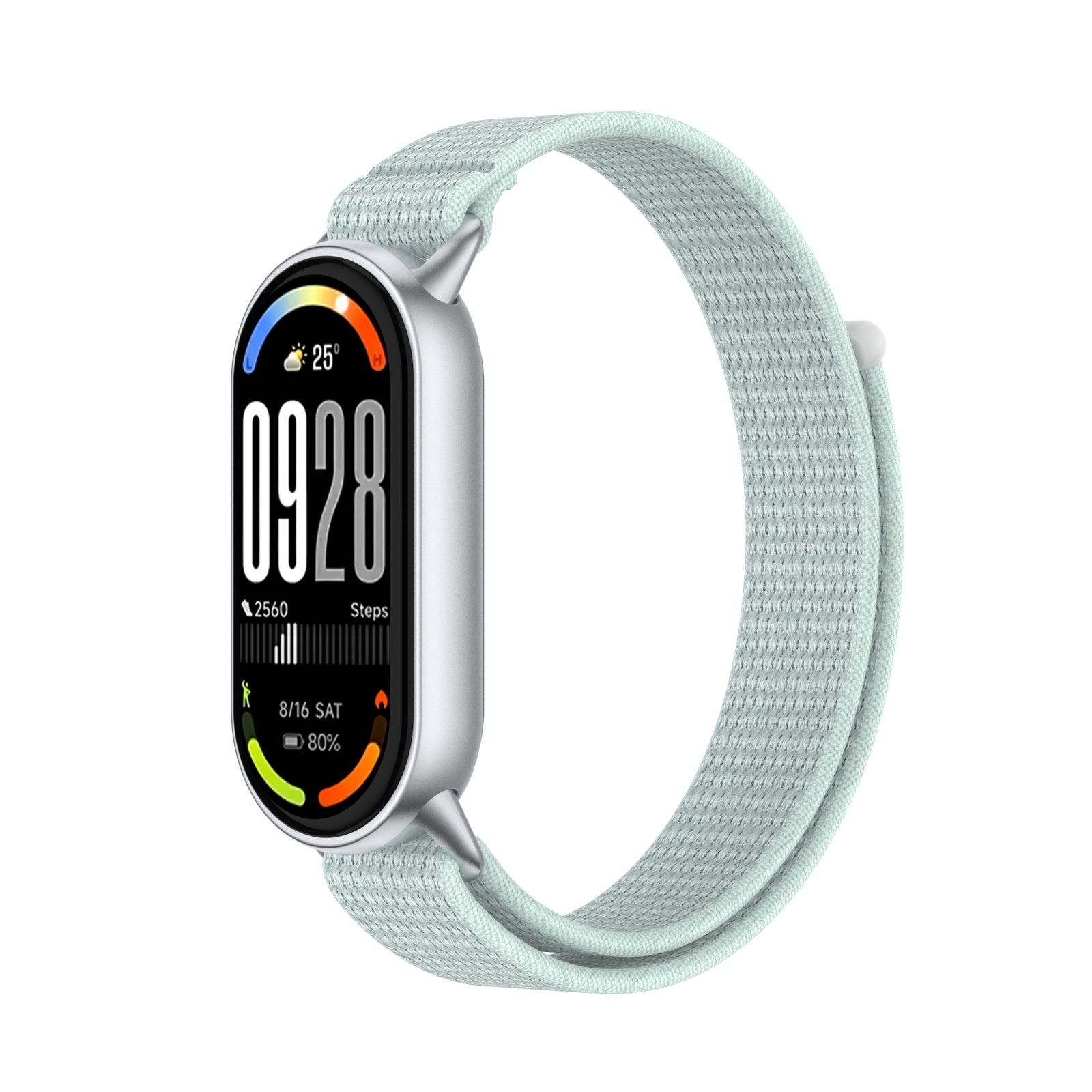 Bracelet nylon moderne Xiaomi Smart Band 8 (cyan)