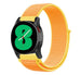 Bracelet nylon Samsung Galaxy Watch 4 40mm (jaune clair)