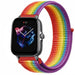 Bracelet nylon Amazfit GTS 3 (arc-en-ciel)