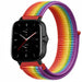 Bracelet nylon Amazfit GTS 2 (arc-en-ciel)