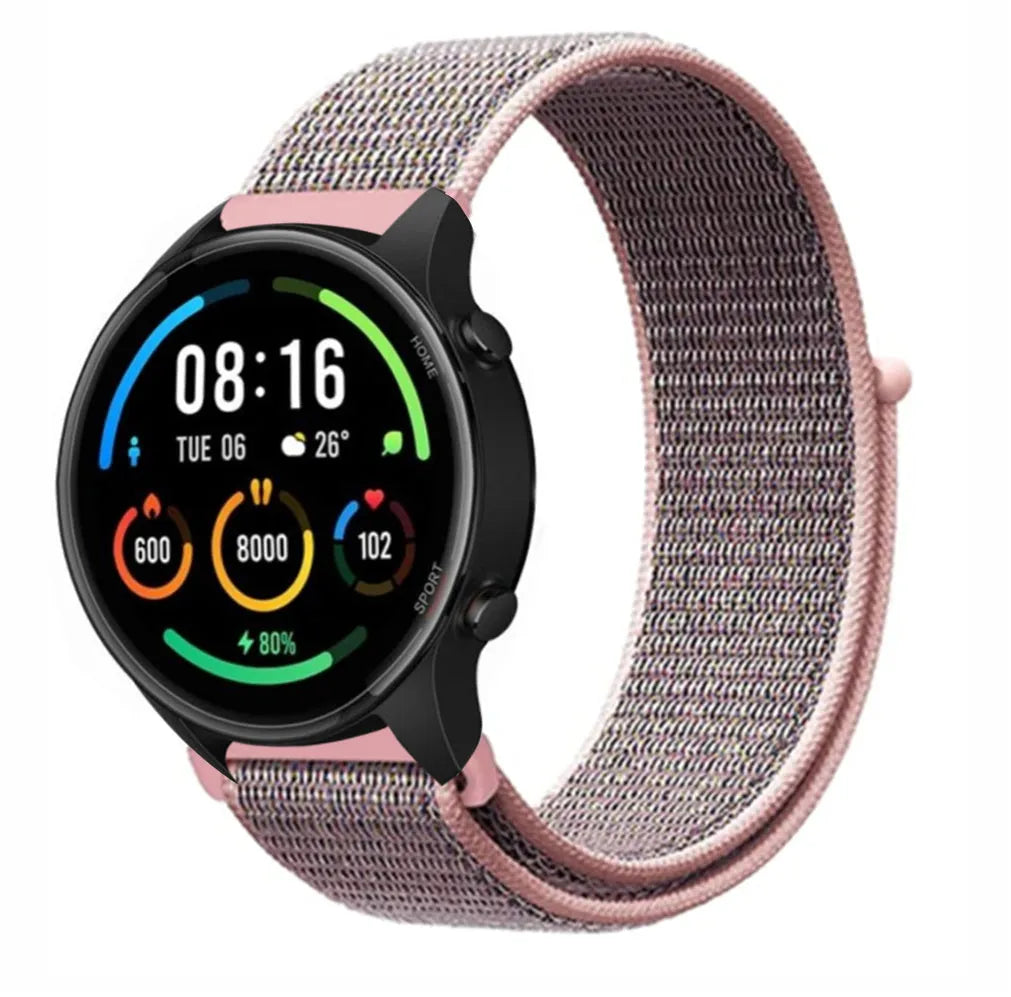 Nylon Strap, on a watch, 3/4 front view