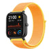 Bracelet nylon Xiaomi Amazfit GTS (jaune clair)