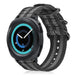 Bracelet nylon boucle Samsung Gear Sport (noir/gris)