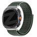 Bandz Bracelet nylon à boucle Samsung Galaxy Watch Ultra 2 (gris/vert)