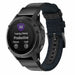 Bracelet hybride nylon Garmin Fenix 5/6 (bleu)