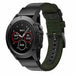 Bracelet nylon hybride Garmin Instinct 3 - 45mm (vert armée)
