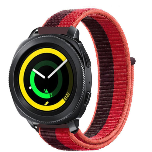 Nylon Strap, on a watch, 3/4 front view