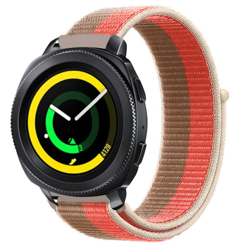 Nylon Strap, on a watch, 3/4 front view