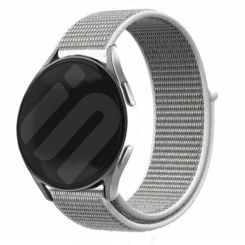 Nylon Strap, seashell, on a watch, 3/4 front view